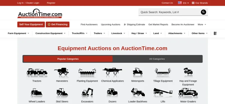 Screenshot AuctionTime