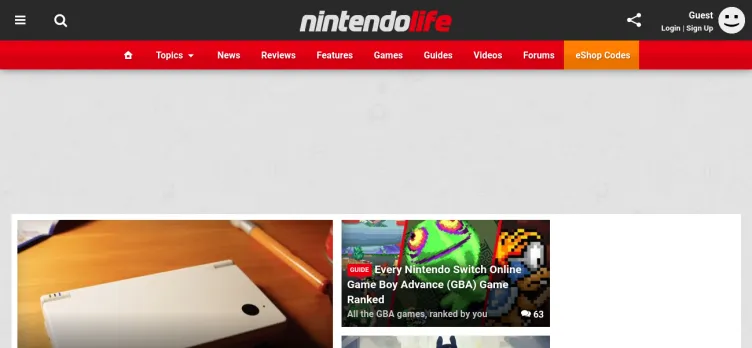 Screenshot Nintendo Life