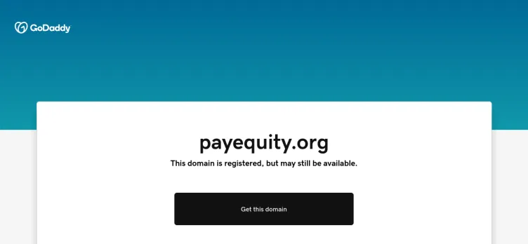 Screenshot payequity.org