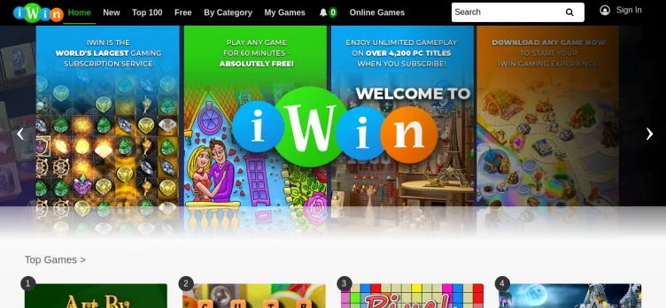 Screenshot iWin.com