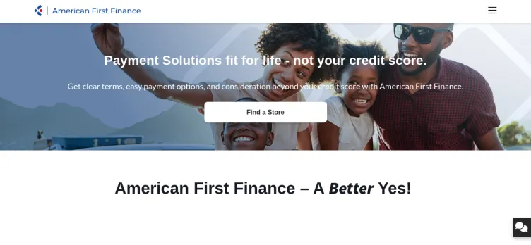 Screenshot American First Finance