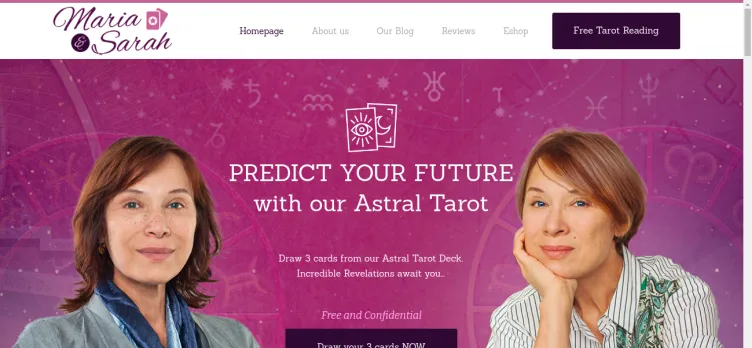 Screenshot Astral-Reading.com