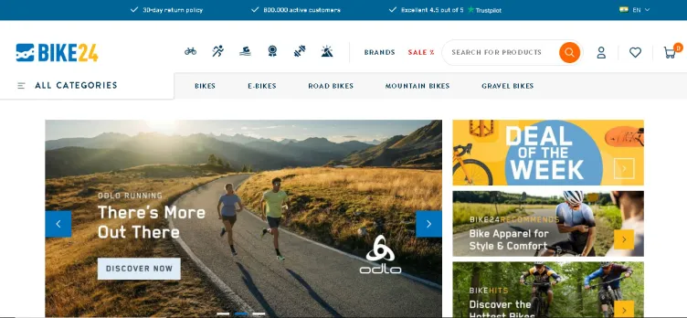 Screenshot Bike24.com