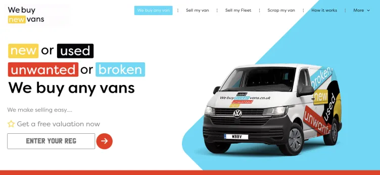 Screenshot We Buy Broken Vans