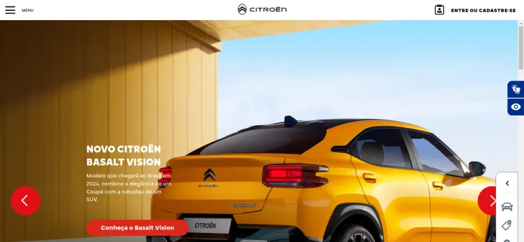 Screenshot Citroen.com.br