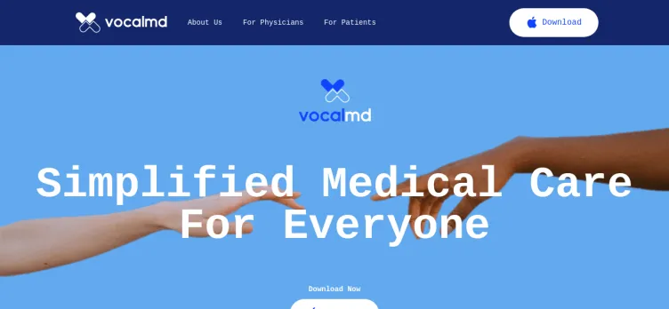 Screenshot VocalDocs.com