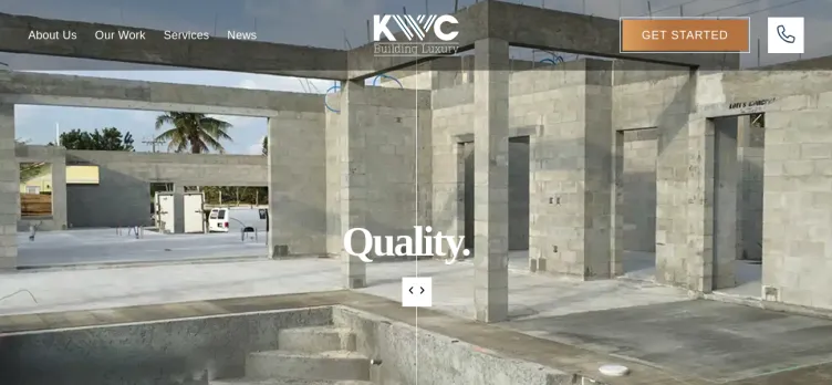 Screenshot KWC Homes