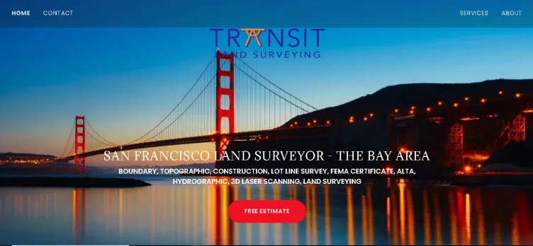 Screenshot Transit Land Surveying