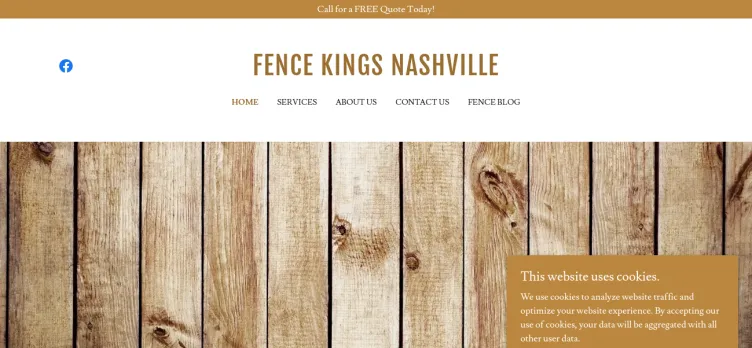 Screenshot Fence Kings Nashville