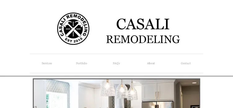 Screenshot Casali Remodeling