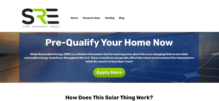 Screenshot State Renewable Energy