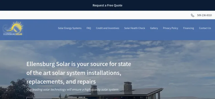 Screenshot Ellensburg Solar
