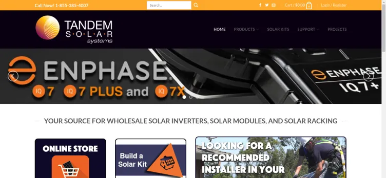 Screenshot Tandem Solar Systems