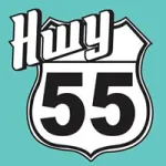Hwy 55 Burgers company logo