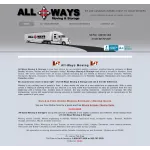All-Ways Moving and Storage Customer Service Phone, Email, Contacts