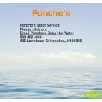 Poncho's Solar Service Customer Service Phone, Email, Contacts
