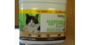 Family Dollar - family pet scoopable cat litter scented 11 lb container
