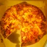 Domino's Pizza - burnt pineapple and ham pizza