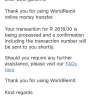 WorldRemit - verification number not received and account disabled
