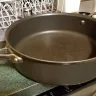 Food Network - 10 piece hard adonized nonstick cookware - 4 quart covered saute pan