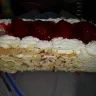Safeway - white. bar cake w strawberry large