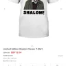 TeeChip - limited edition shalom t shirt