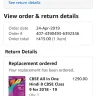 Amazon - refund requested against wrong product has not been credited