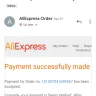 AliExpress - payment not received / goods not delivered (legal notice)
