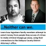 Siskiyou County District Attorney - mormon friends of kirk andrus charge money to make criminal charges go away