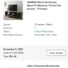 Overstock.com - Wampat black farmhouse wood tv stand for 75 inch flat screen-73 inches