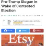 Etsy - Etsy’s extreme political partisan stand