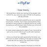 FlyFar - Covid-19 cancellation/refund