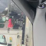 Waste Management [WM] - Waste management truck driver - broken windshield