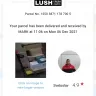 vPost - My order from UK SHOP : LUSH