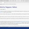 Singapore Airlines - Refusing refund after they cancelled flight