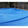 Poolsupply.ca - Lockin winter cover for an emerald shaped pool