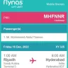 Flynas - Luggage delayed.