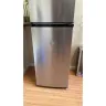 Home Depot - vissani 7.1 cu. ft. top freezer refrigerator in stainless look