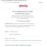 Comcast / Xfinity - Tech appointment to repair internet