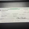 Citizens Bank - Citizens check sent to me was returned by my bank