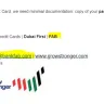 Dubai First - Credit card