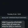 Truworths - Can't use a voucher that was sent to me by sms