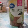 Walmart - Great value pear halves 15 oz. can, bar code # 784237060 run # 142059