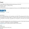 Sears - failure to process a valid refund