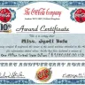 Coca-Cola - coca cola awards certificate scam
