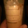Starbucks - drink caramel frappuccino with human hair inside