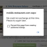 Restaurant.com - Impossible to contact yous