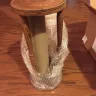Houzz - wooden floating hourglass