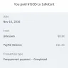 SafeCart - paypal account withdrawals