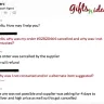 GiftsnIdeas - order cancelled without notification.